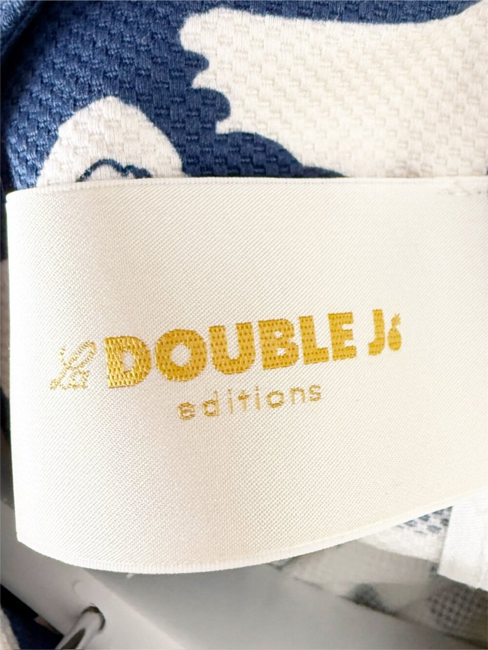 LA DoubleJ Editions Blue Woman Print Mini Tier Sleeveless Cotton Dress NEW S - Picture 8 of 14